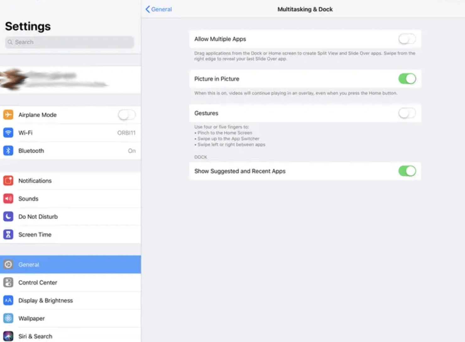 remove split screen on ipad