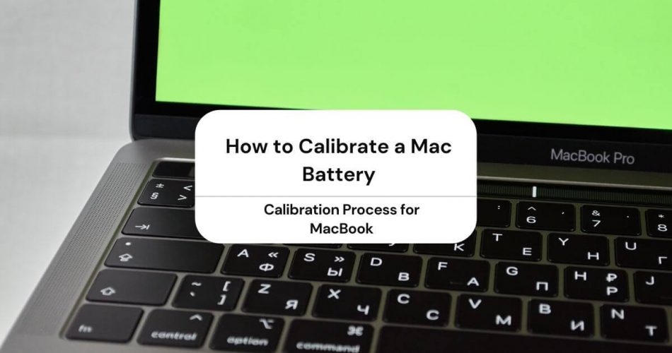 how to calibrate mac battery