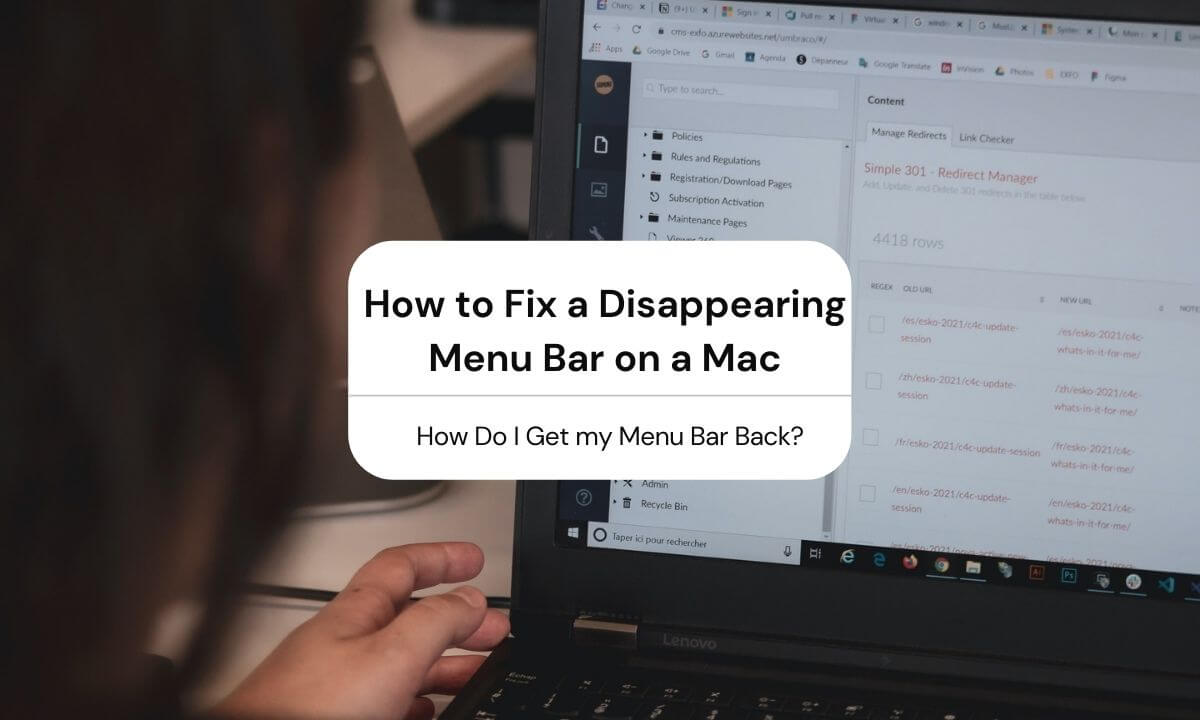 How to Fix a Disappearing Menu Bar on a Mac