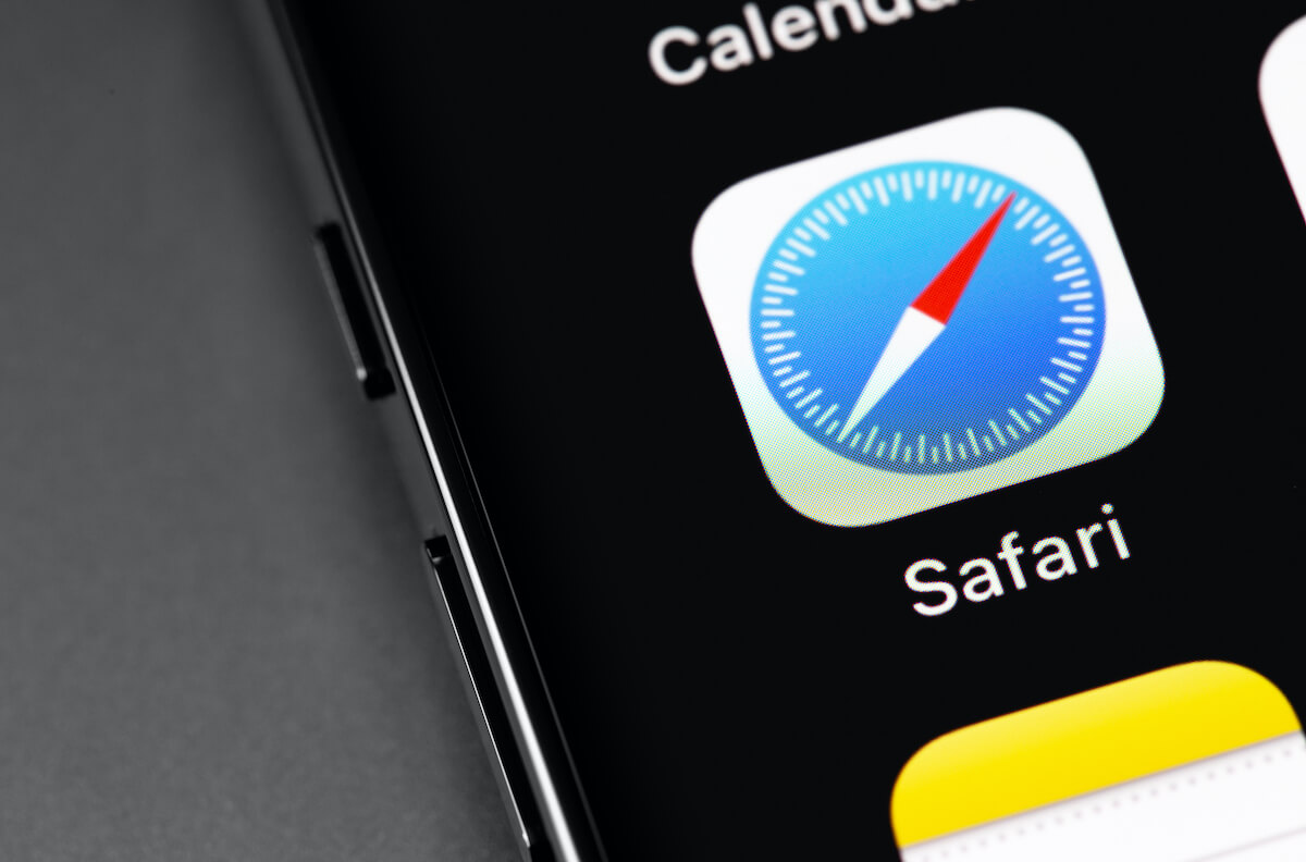 get my safari back on iphone