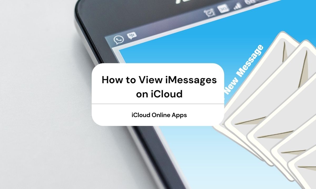 How to view imessages on icloud