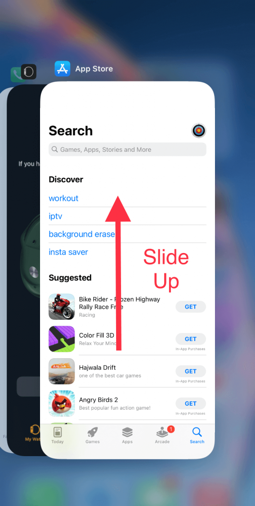 Restart App Store