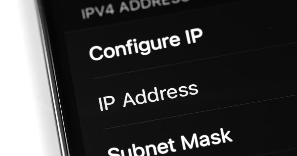 find mac address on iphone