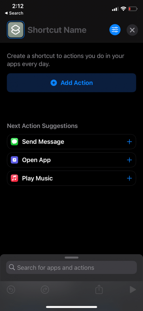 Create Personal Automations