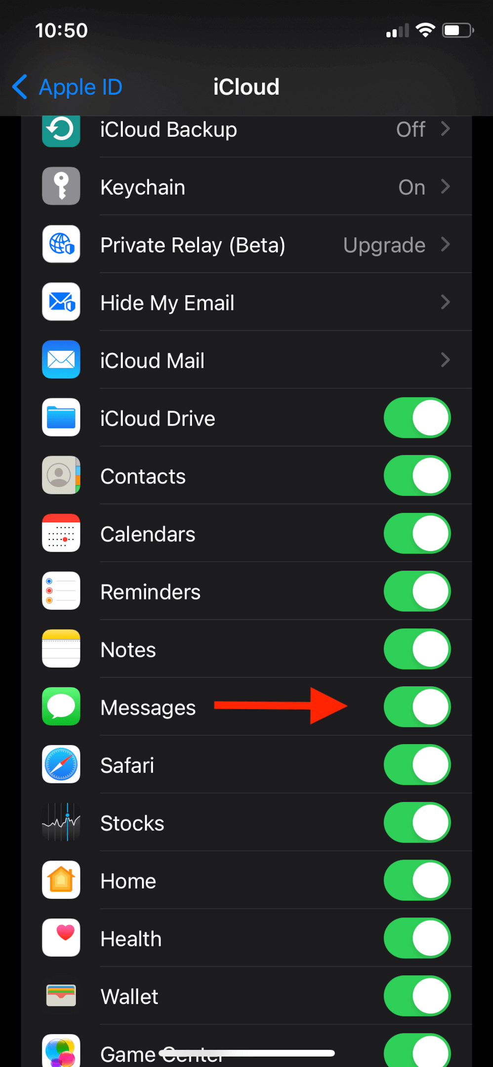 transfer messages to new iphone with icloud
