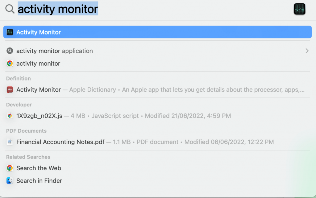 task manager on macbook air