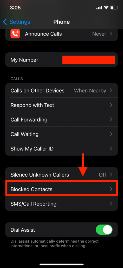 Check block status